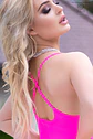 Vestido e Tanga Rosa Chilirose (CR-4380) - Thumbnail 5