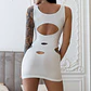Mini Vestido Branco Chilirose (CR-4432) - Thumbnail 6