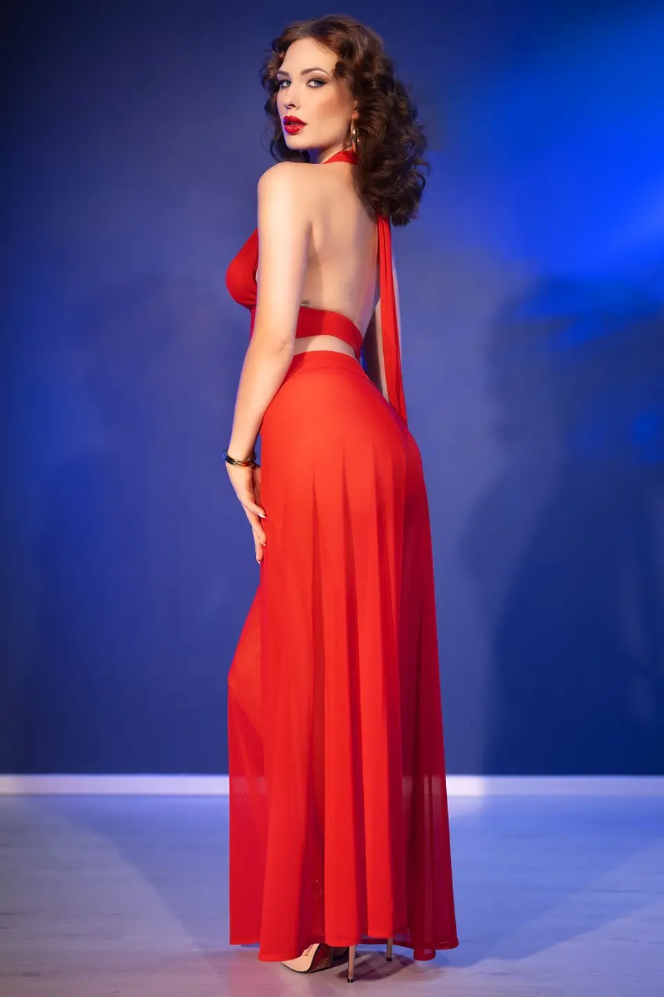 Conjunto de 3 Peças Vermelho Chilirose 5
