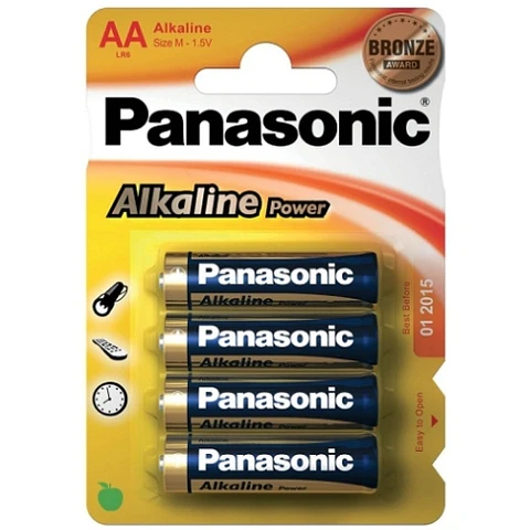 4 Pilhas Aa Alcalinas Panasonic Excitasy