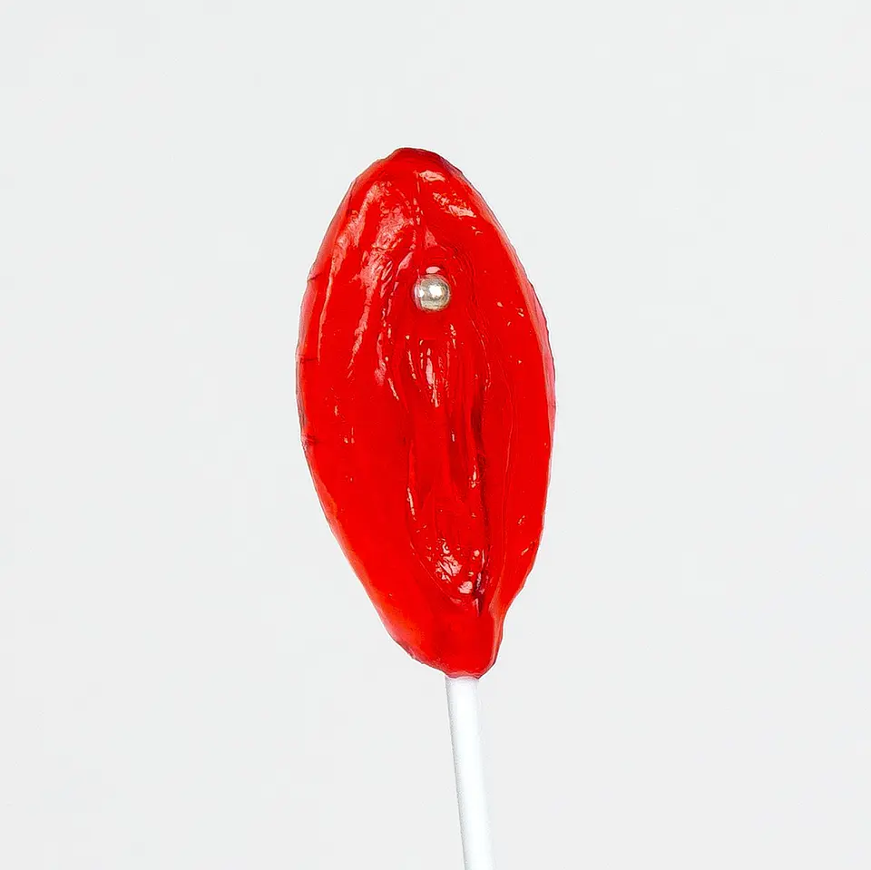 Chupa-Chupa de Goma em Forma de Vulva Secret Play 3