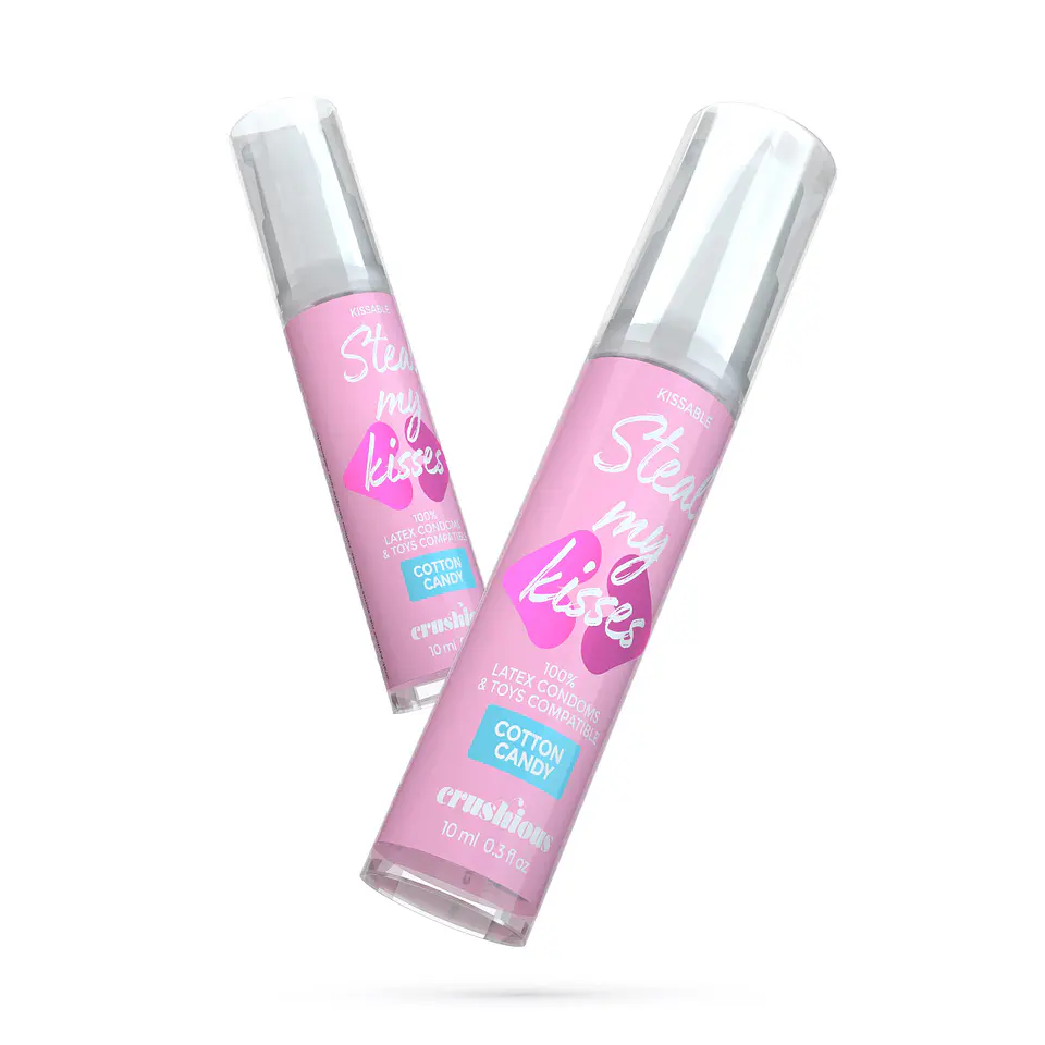 Gel Lubrificante Steal My Kisses com Sabor a Algodão Doce Crushious 10ml 4