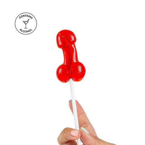 Chupa Chupa Forma de Pénis com Sabor a Daiquiri com Álcool Secret Play
