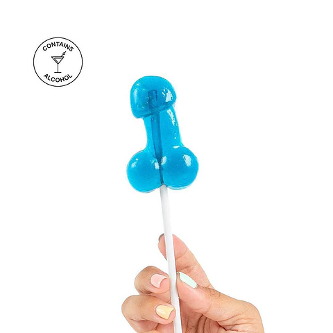 Chupa Chupa Forma de Pénis com Sabor a Gin Tónico Secret Play