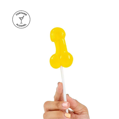 Chupa Chupa Forma de Pénis com Sabor a Piña Colada Secret Play