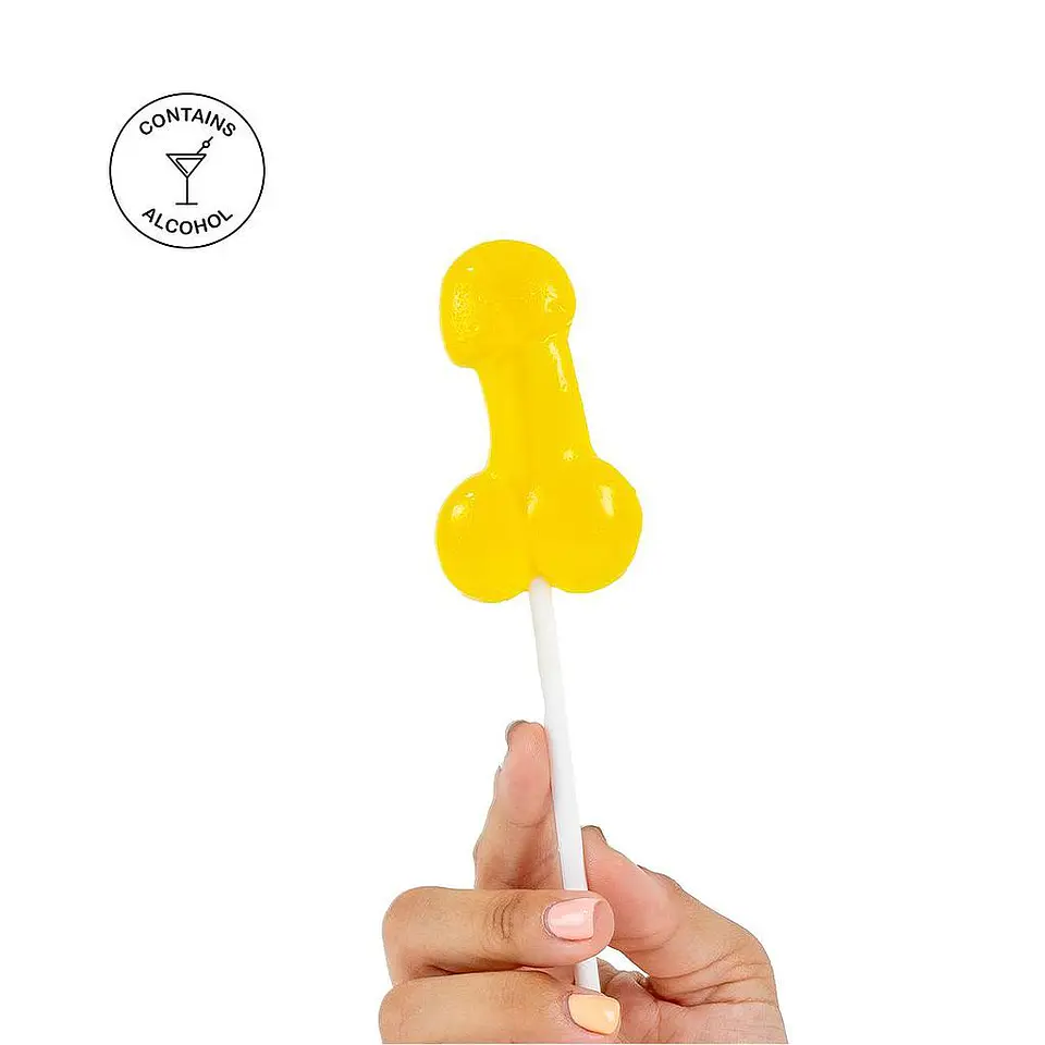 Chupa Chupa Forma de Pénis com Sabor a Piña Colada Secret Play 1