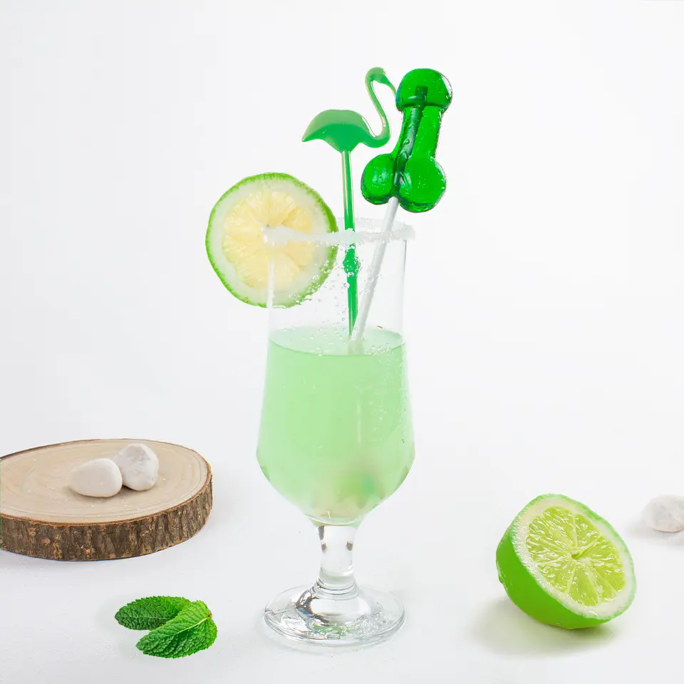 Chupa Chupa Forma de Pénis com Sabor a Mojito com Álcool Secret Play 4