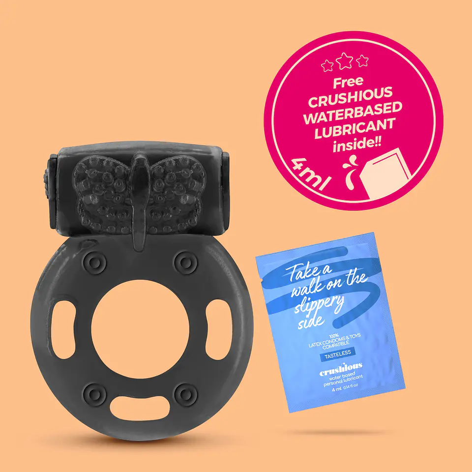 Anel para o Pénis com Bala Vibratória Booster Crushious 6