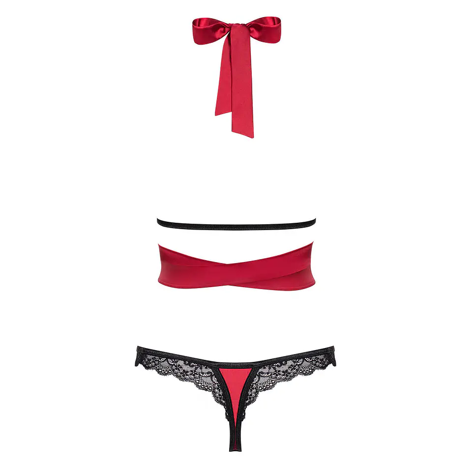 Conjunto Sensuelia Obsessive Vermelho 4