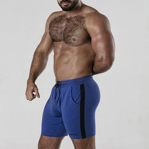 Calção Side Strip Short Azul Locker Gear