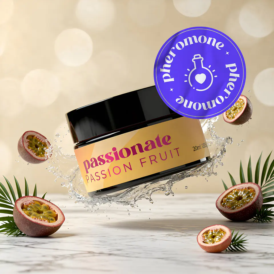 Vela de Massagem Passionate com Feromonas e Aroma a Maracujá 20ml Crushious 1