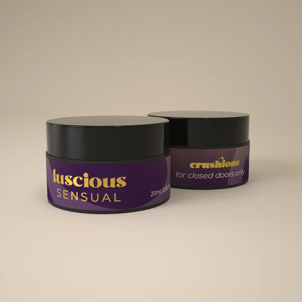 Vela de Massagem Luscious com Feromonas e Aroma Sensual 20ml Crushious 3