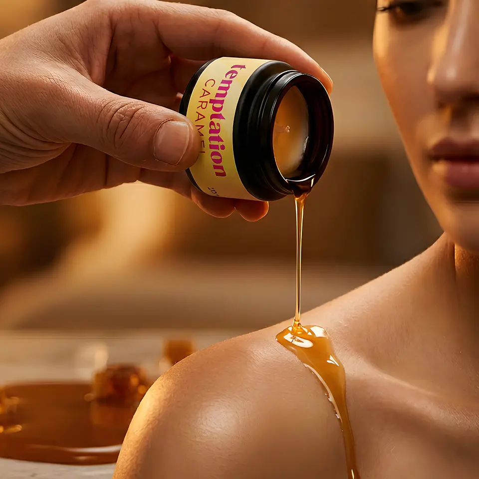 Vela de Massagem Temptation com Feromonas e Aroma de Caramelo 20ml Crushious 6