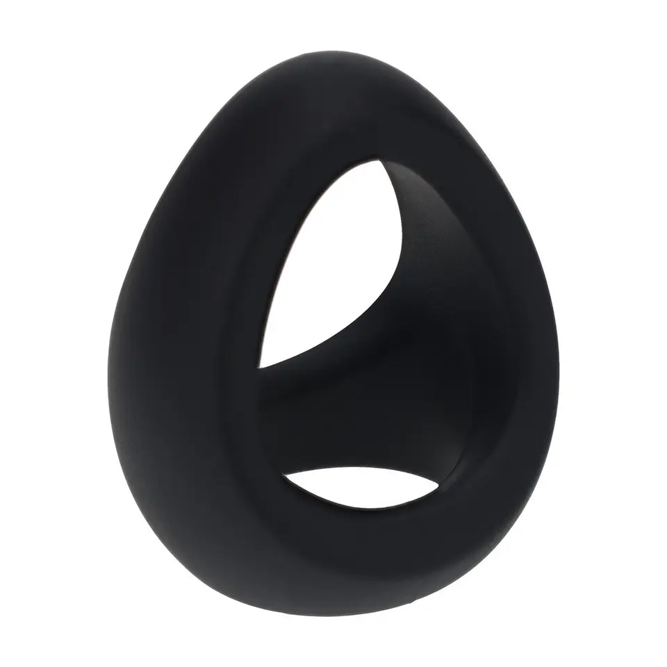 Anel para o Pénis em Silicone Soft Tri o Preto Levelz 1