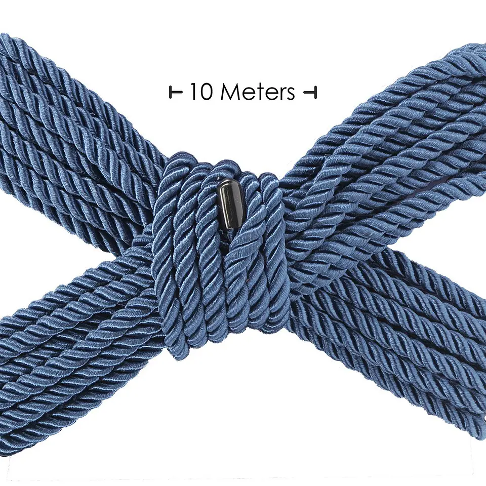 Corda de Poliéster para Bondage 32.8 Ft / 10 M Azul Marinho Ouch! 2
