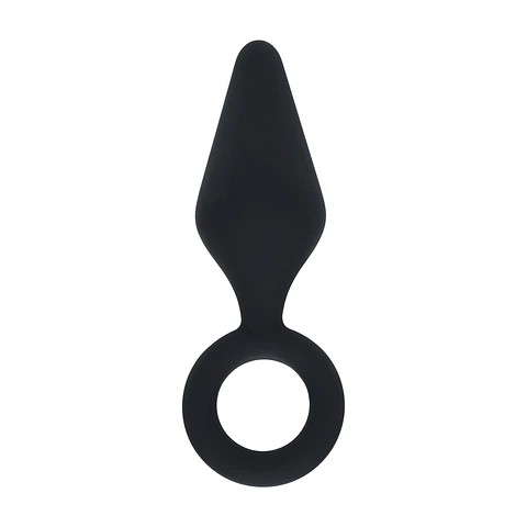 Plug Anal de Silicone S Preto Levelz