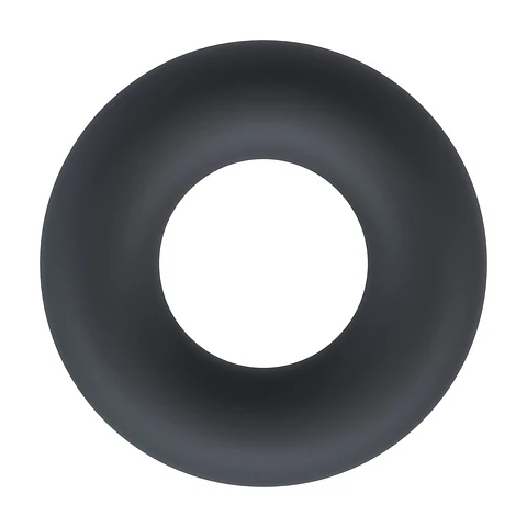 Anel para o Pénis em Silicone Líquido M Preto Levelz