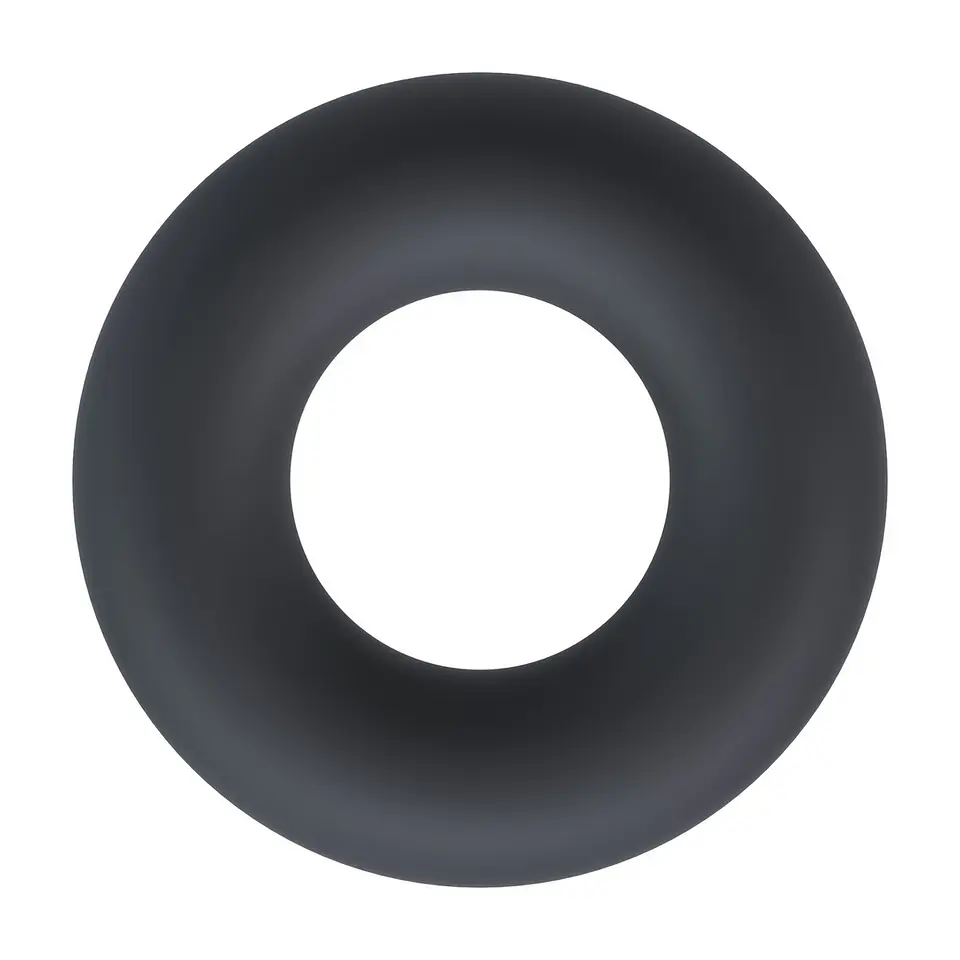Anel para o Pénis em Silicone Líquido M Preto Levelz 1