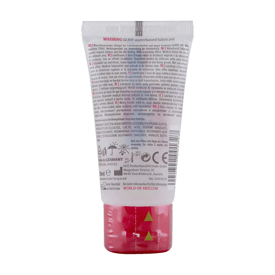 Lubrificante com Efeito Calor Hot™ Warming Glide 30ml 2