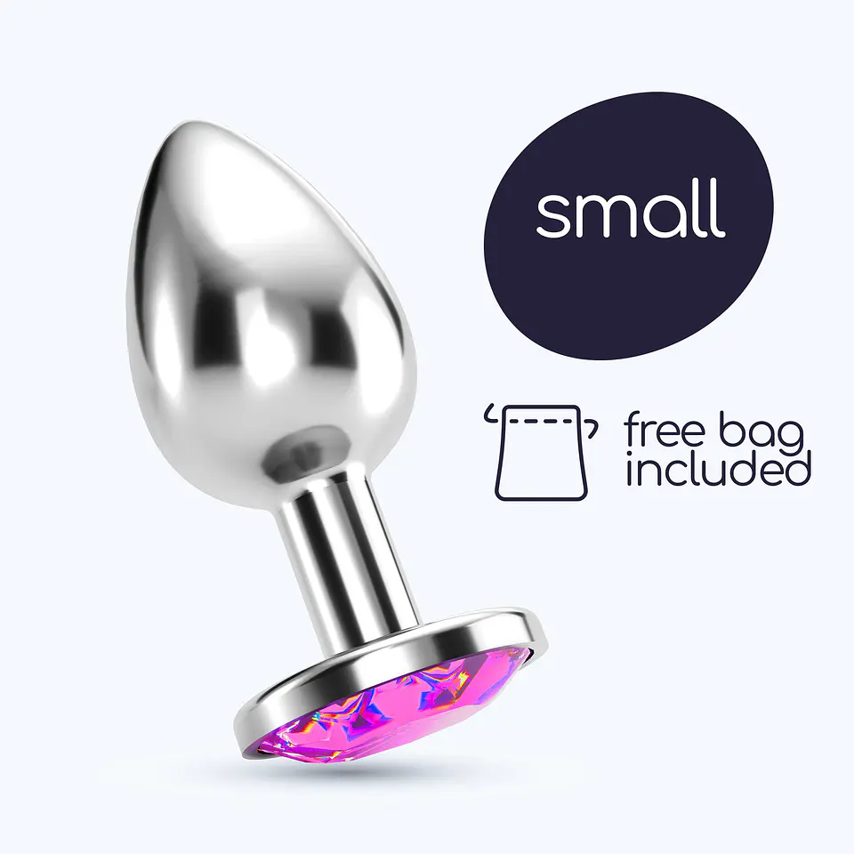 Plug Anal Joia Bijou Pequeno Crushious com Bolsa Aveludada Grátis 1
