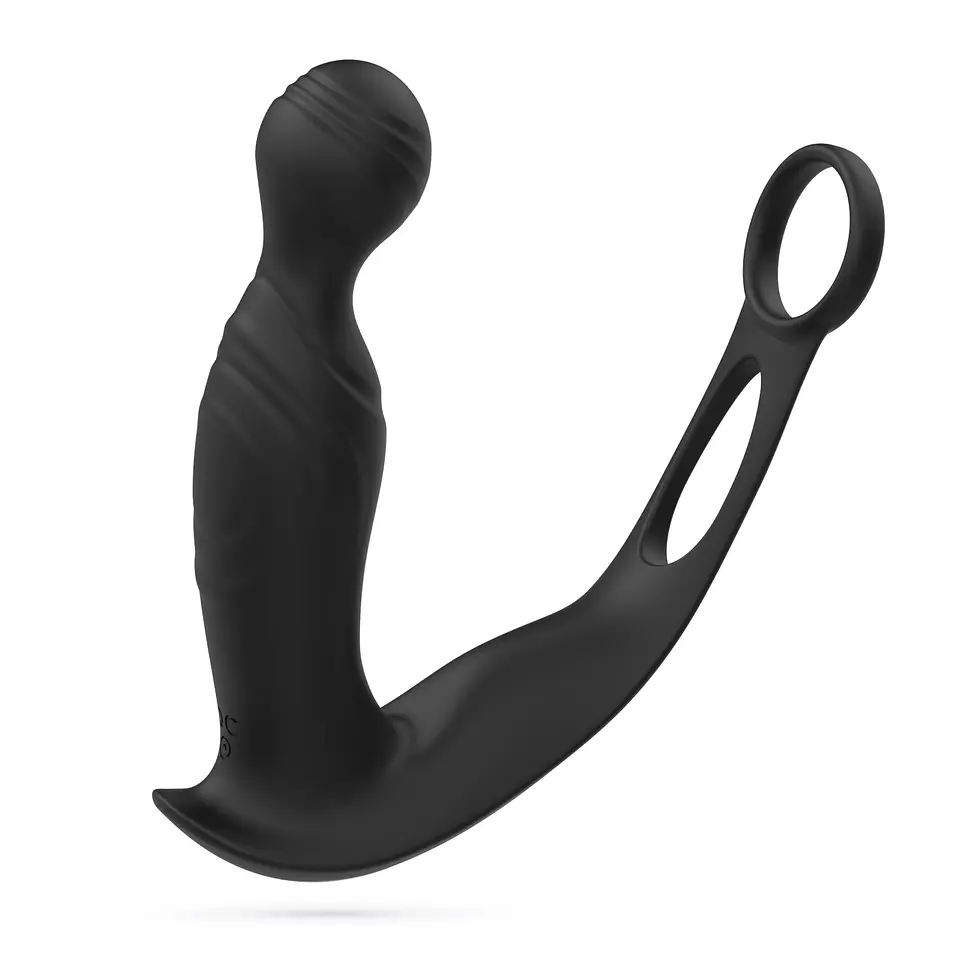Vibrador de Próstata com Comando Flamma Crushious 3