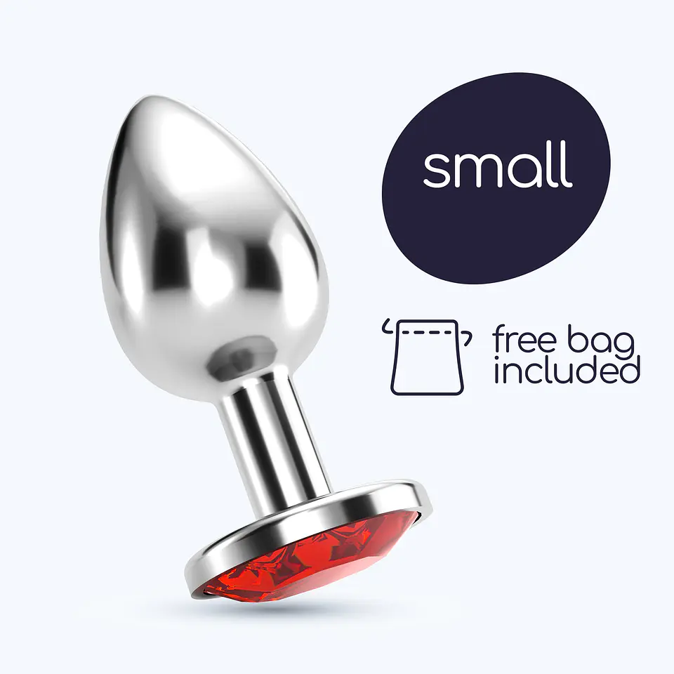 Plug Anal Joia Bijou Pequeno Crushious com Bolsa Aveludada Grátis 3