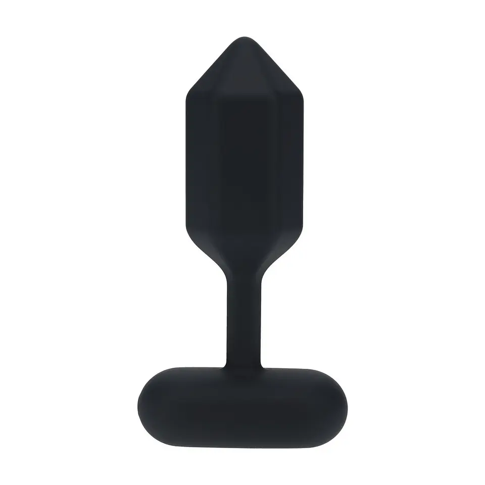 Plug Anal de Silicona com Vibração Hexagonal S Preto Levelz 1