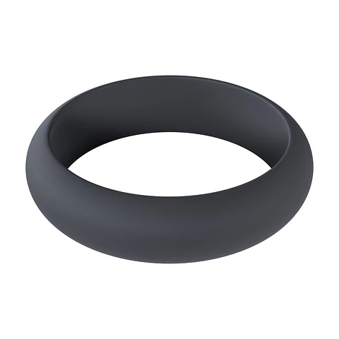 Anel para o Pénis em Silicone Wide o L 42mm Preto Levelz