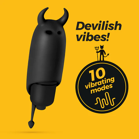 O-Pet Diabo com Bala de 10 Vibrações Crushious