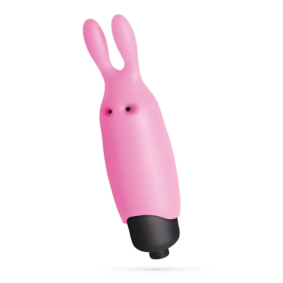 O-Pet Coelho com Bala de 10 Vibrações Rosa Pastel Crushious 2