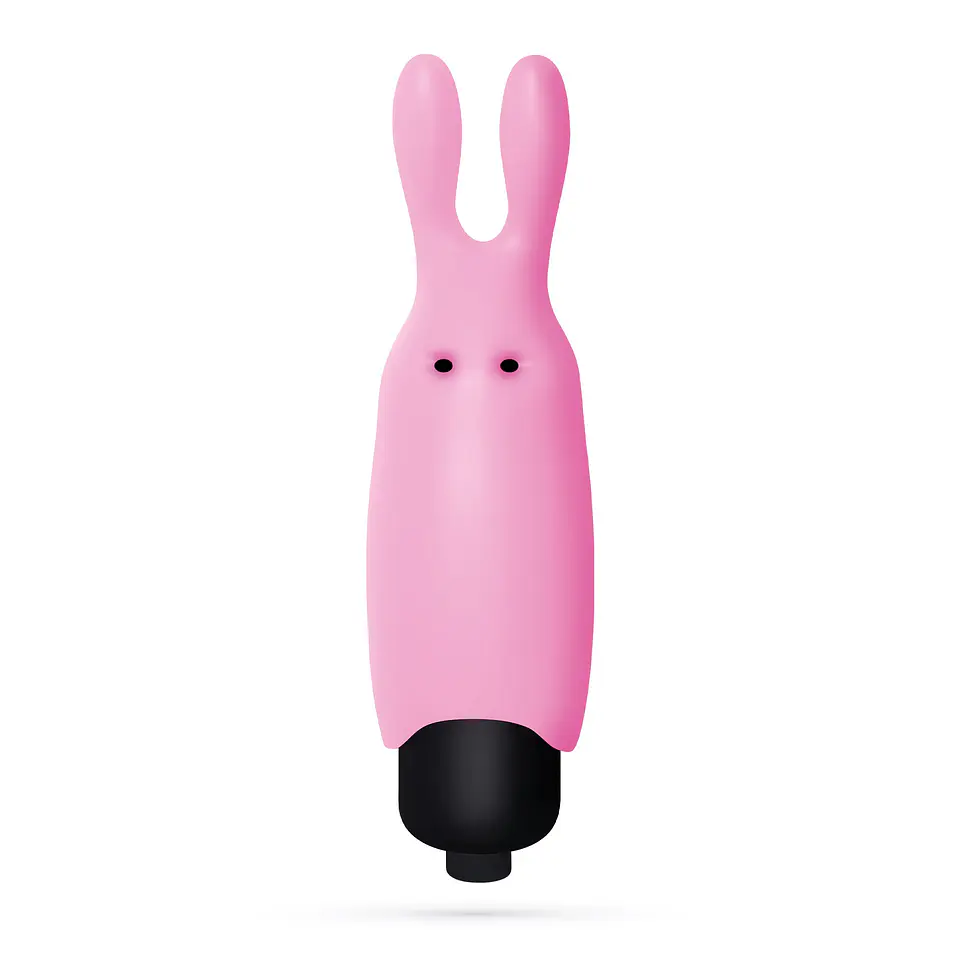 O-Pet Coelho com Bala de 10 Vibrações Rosa Pastel Crushious 3