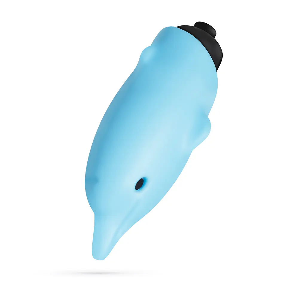 O-Pet Golfinho com Bala de 10 Vibrações Azul Crushious 2