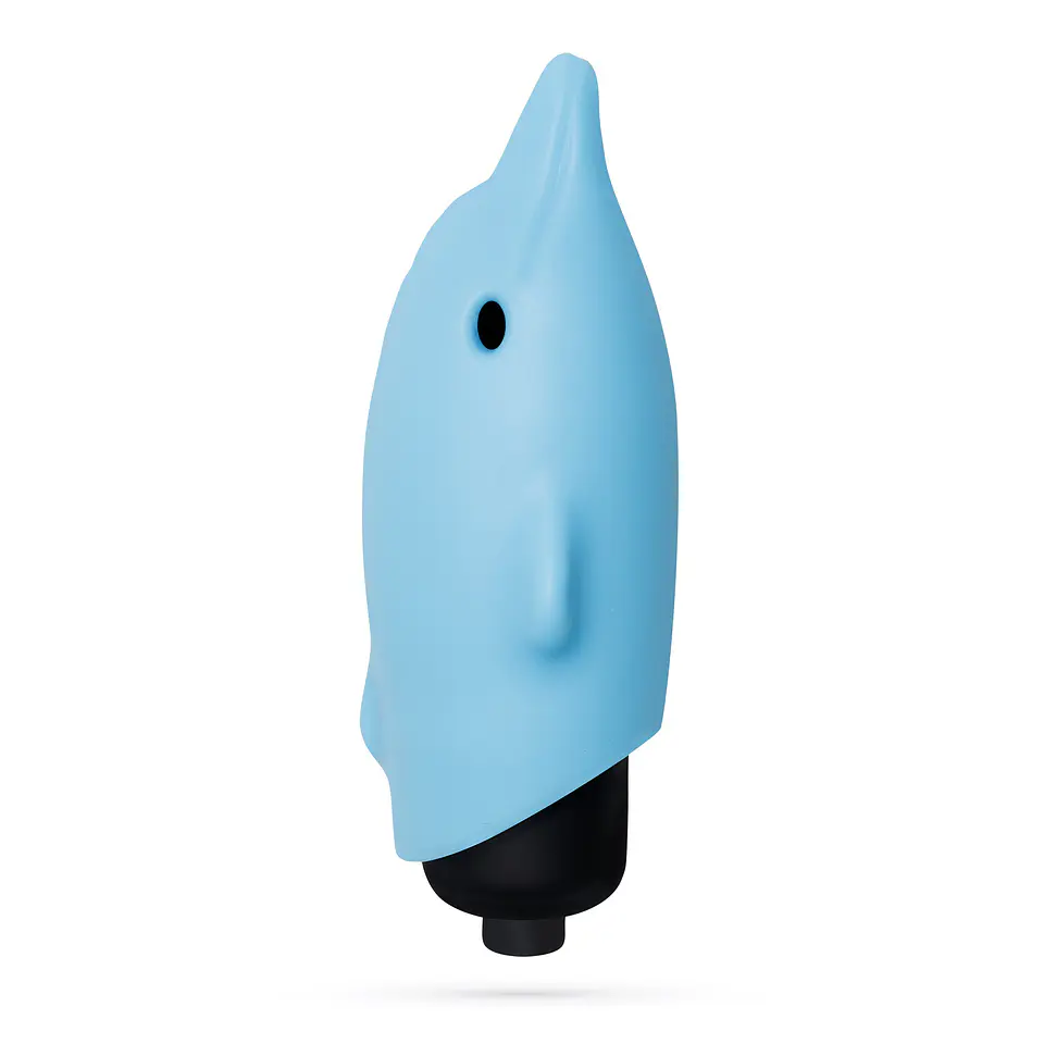O-Pet Golfinho com Bala de 10 Vibrações Azul Crushious 4