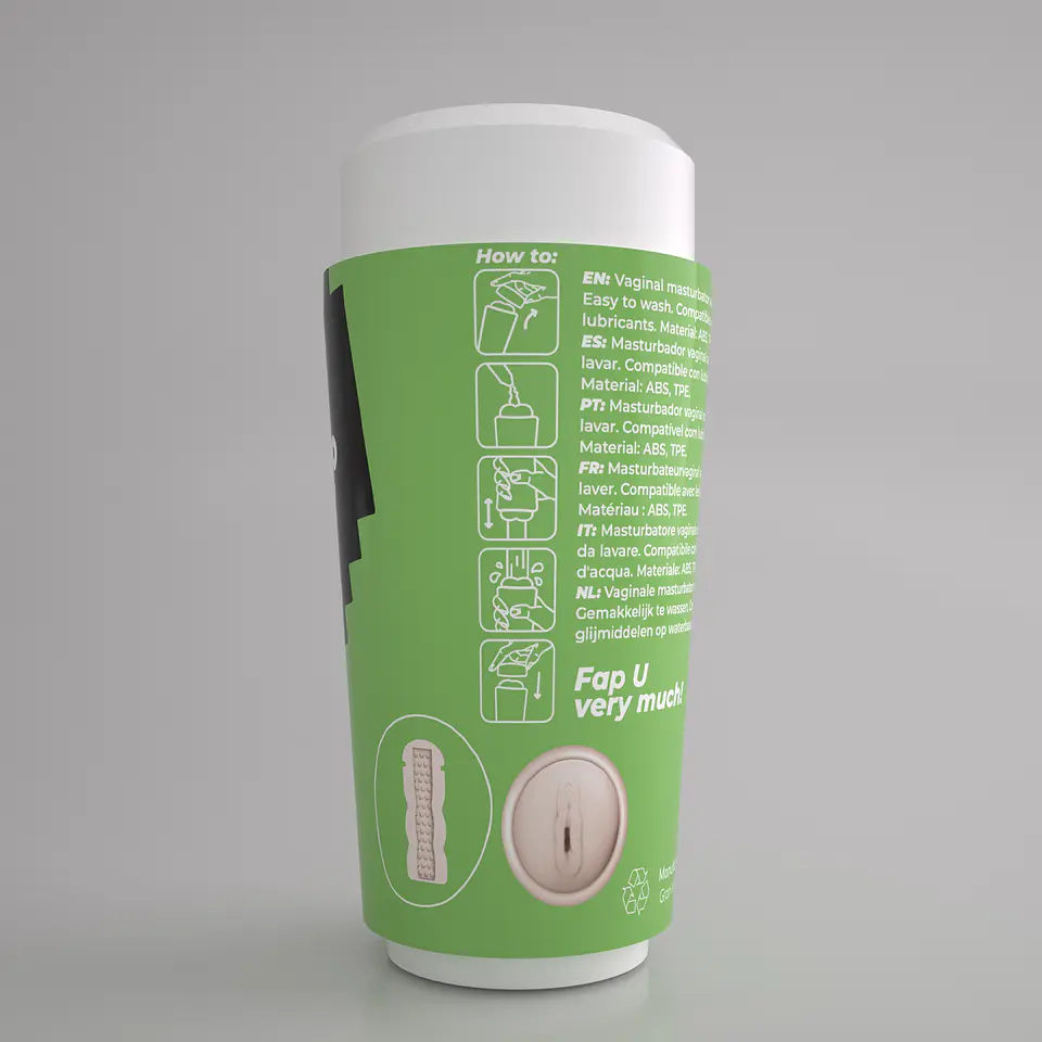Fappucino Creamy Puss Masturbador Vaginal Portátil Crushious 4