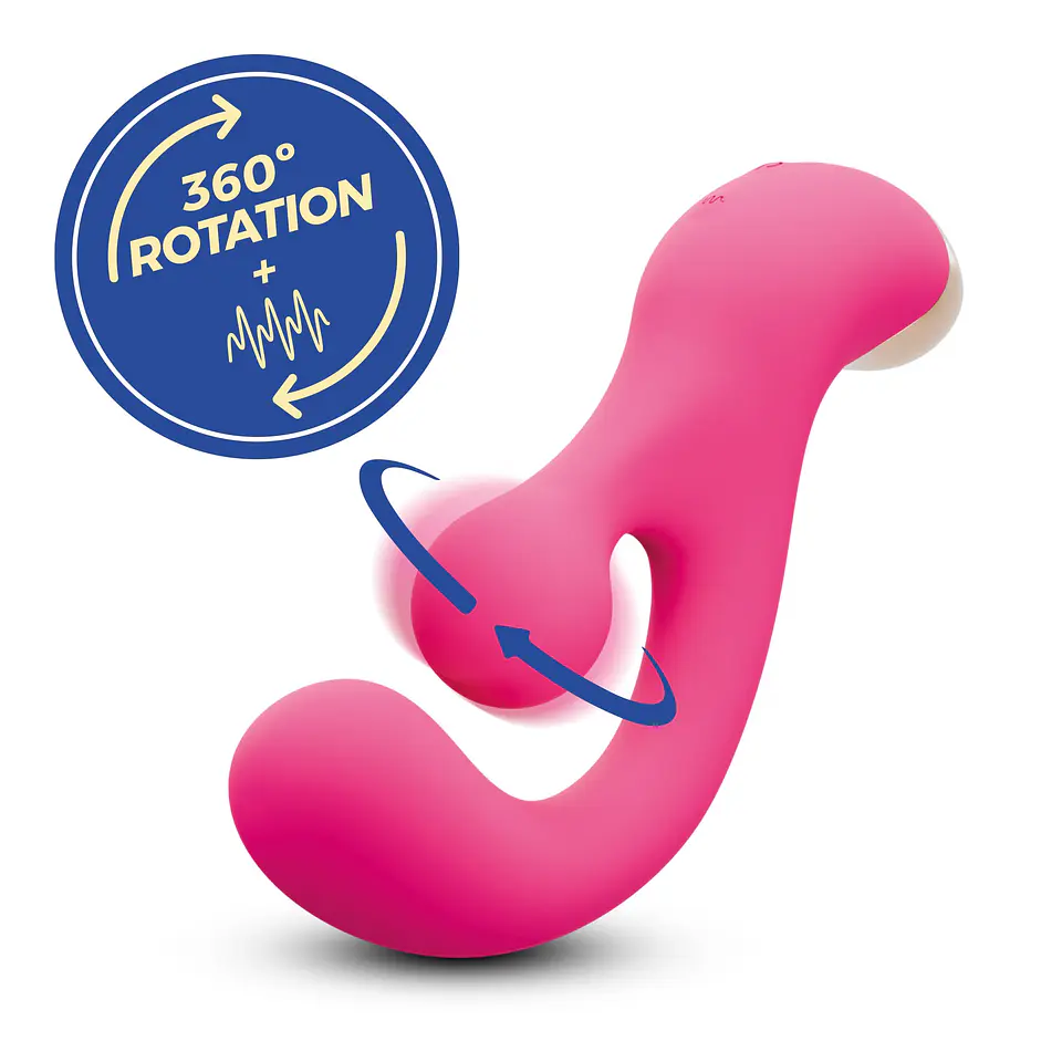 Pleaser Vibrador com Estimulação Rotativa Crushious 5
