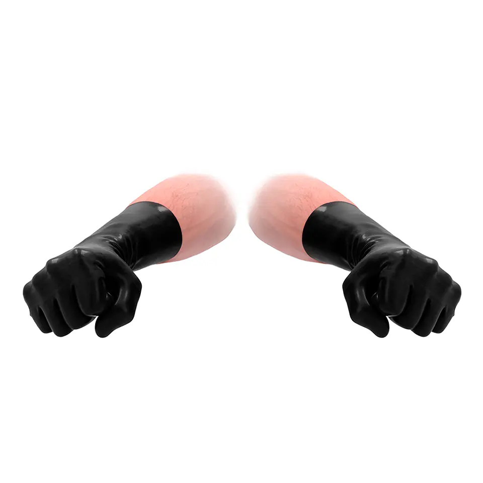 Luvas de Latex Fist It Pretas 1