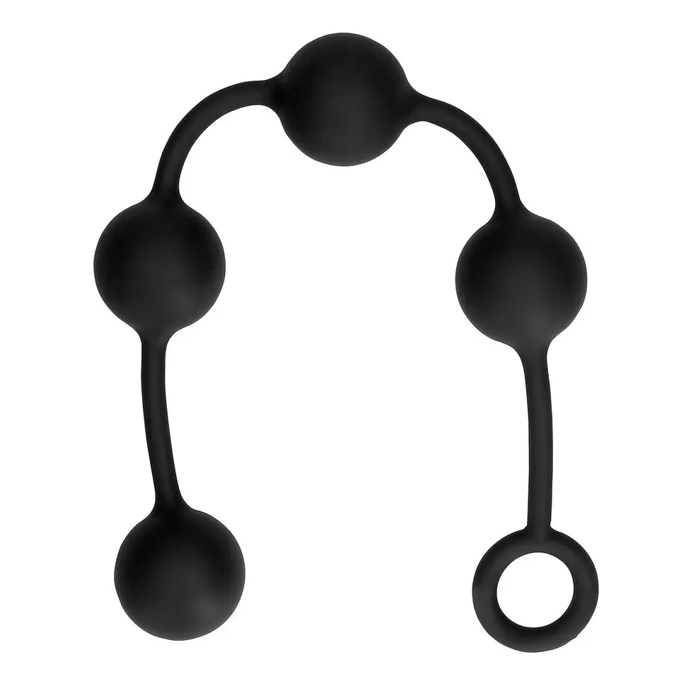 Bolas Anais em Silicone Large Ouch! Pretas 4