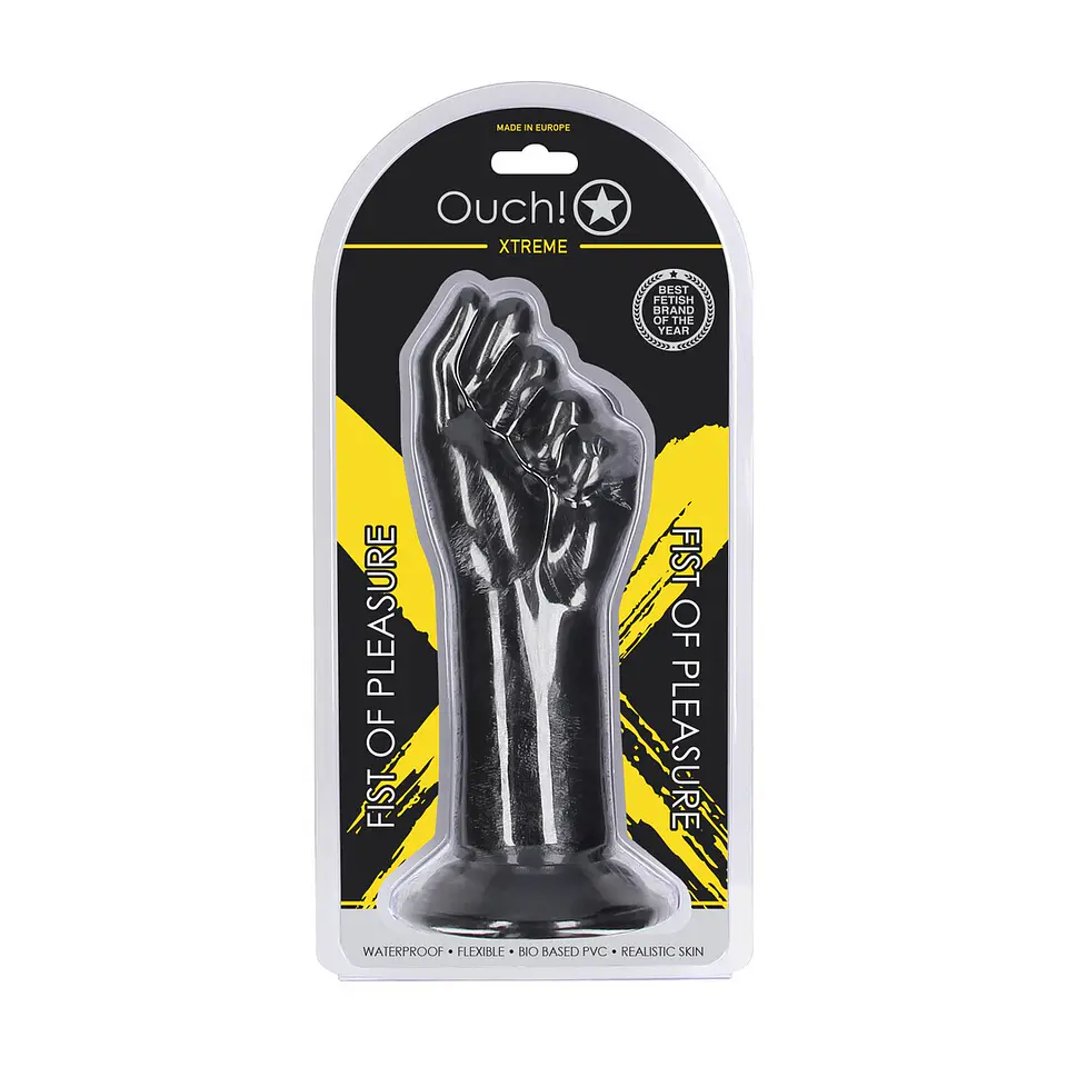 Dildo em Forma de Punho Fist of Pleasure 21 CM Preto Ouch! 2