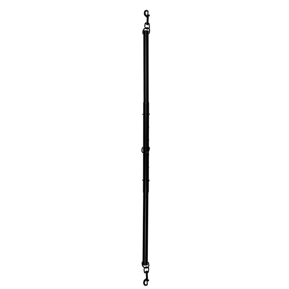 Barra Afastadora Adjustable Spreader Bar Preto Ouch! 4