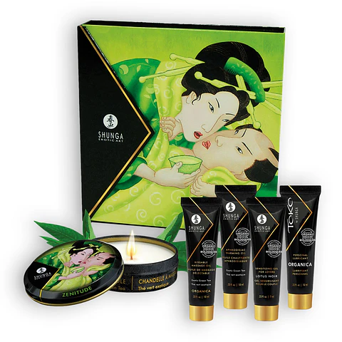 Conjunto Shunga Segredos de Geisha Organica Shunga Erotic Art