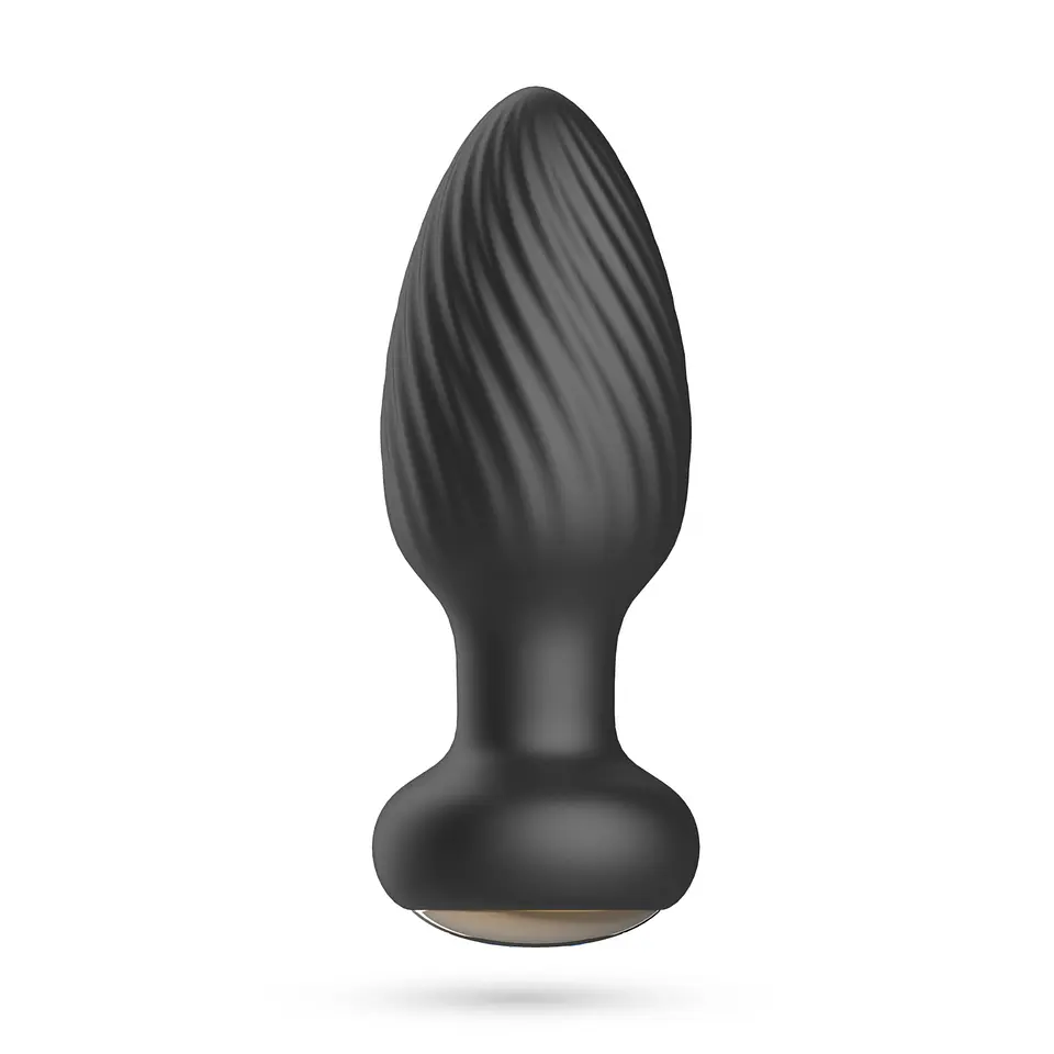 Twister Plug Anal Rotativo com Controlo Remoto Crushious 2