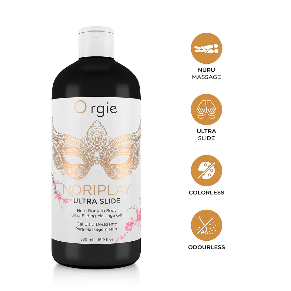 Gel de Massagem Noriplay Ultra Slide 500ml Orgie 1