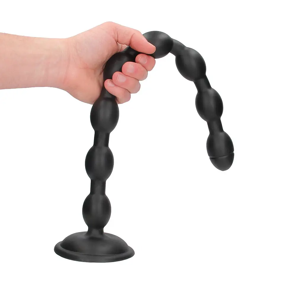 Plug Anal Chain Reaction 49 CM Preto Ouch! 1