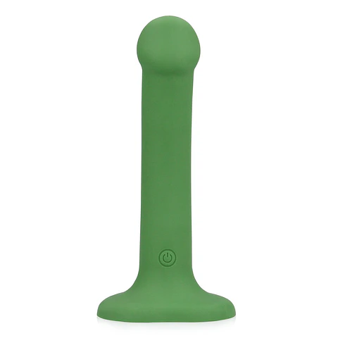 Vibrador Non-Phallic Vibrating Dildo Pequeno Forest Green Loveline