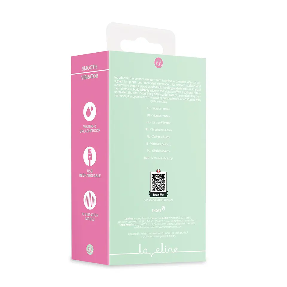 Vibrador de Dedo Smooth Misty Green Loveline 3