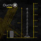 Plug Anal Chain Reaction 49 CM Preto Ouch! - Thumbnail 6
