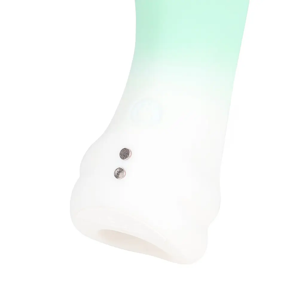 Vibrador de Dedo Smooth Misty Green Loveline 5