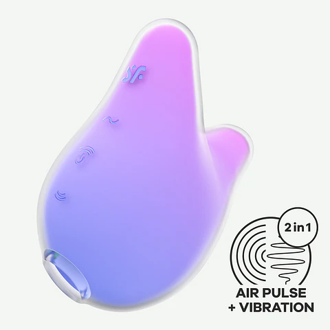 Estimulador Mermaid Vibes Violeta/Rosa Satisfyer
