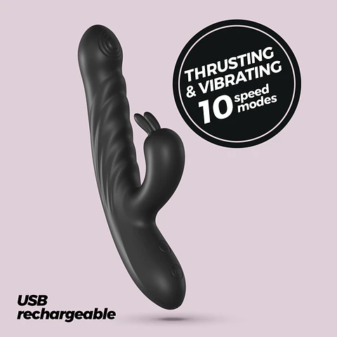 Lapin Vibrador Recarregável Rabbit com Impulso Crushious