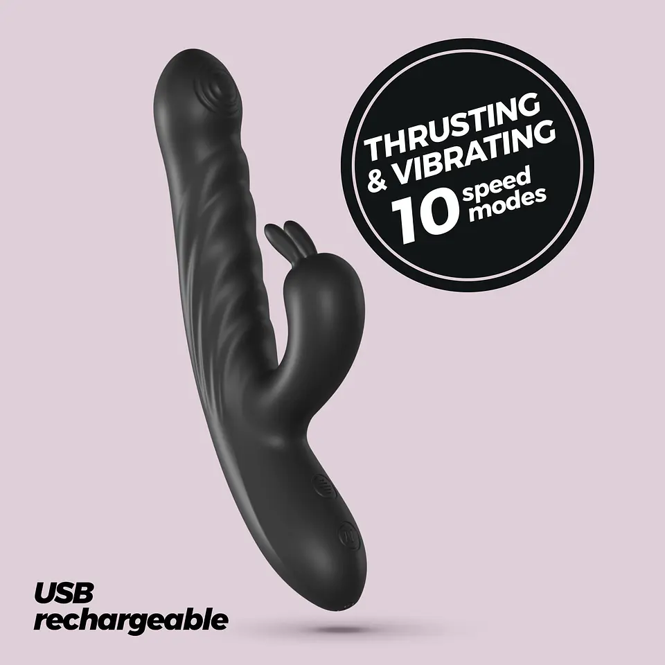 Lapin Vibrador Recarregável Rabbit com Impulso Crushious 2